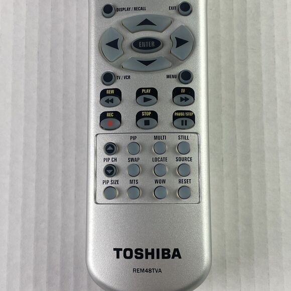 Toshiba Remote Control REM48TVA For TV Silver 8-Device Universal Replacement - Picture 4 of 12